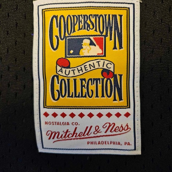 Mitchell & Ness Authentic Mesh BP Jersey Tampa Bay Rays 1998 Wade Boggs Medium - Picture 3 of 5